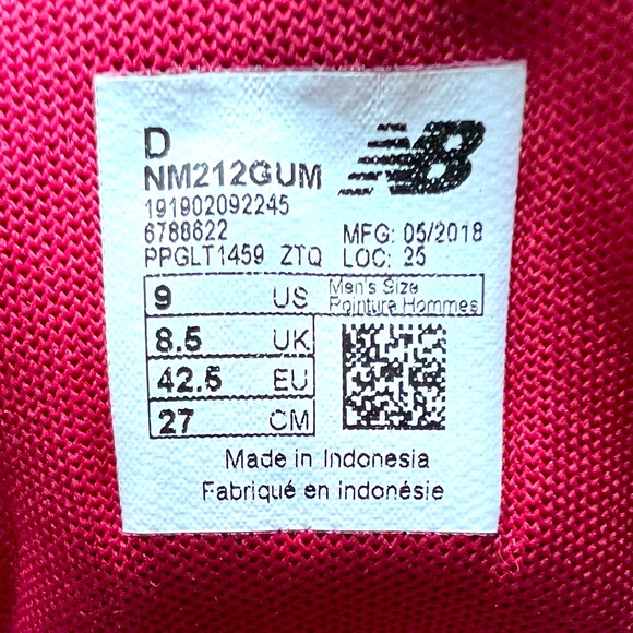 New Balance Pro Court 212 Skateboard Sneakers (Size US Men's 9) Black Suede - Picture 6 of 6